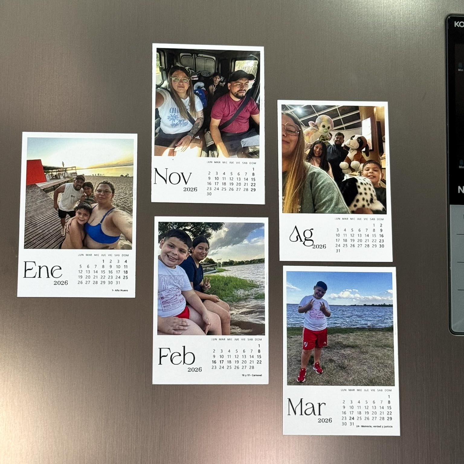 Calendario Iman