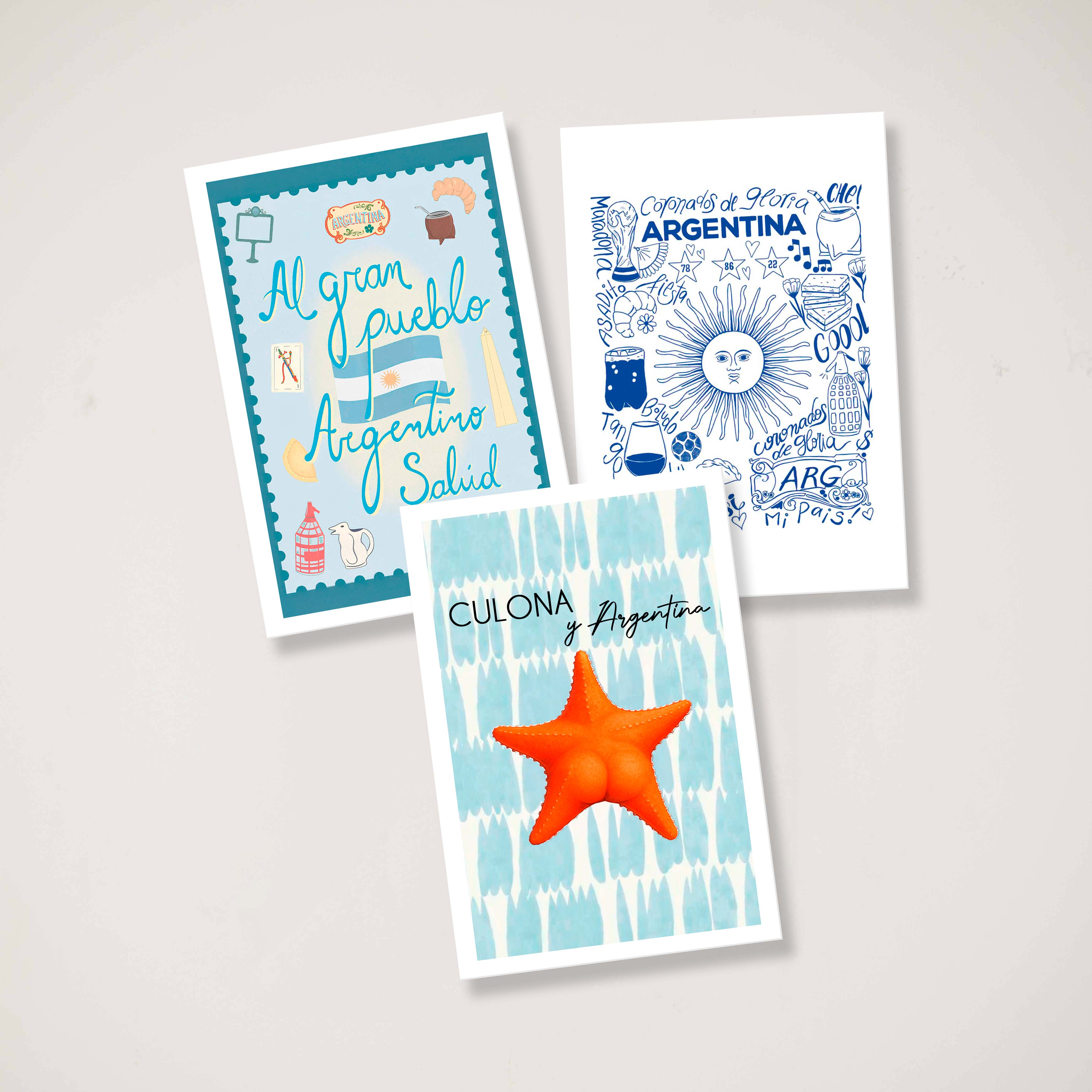 Trío Pósters Argentina