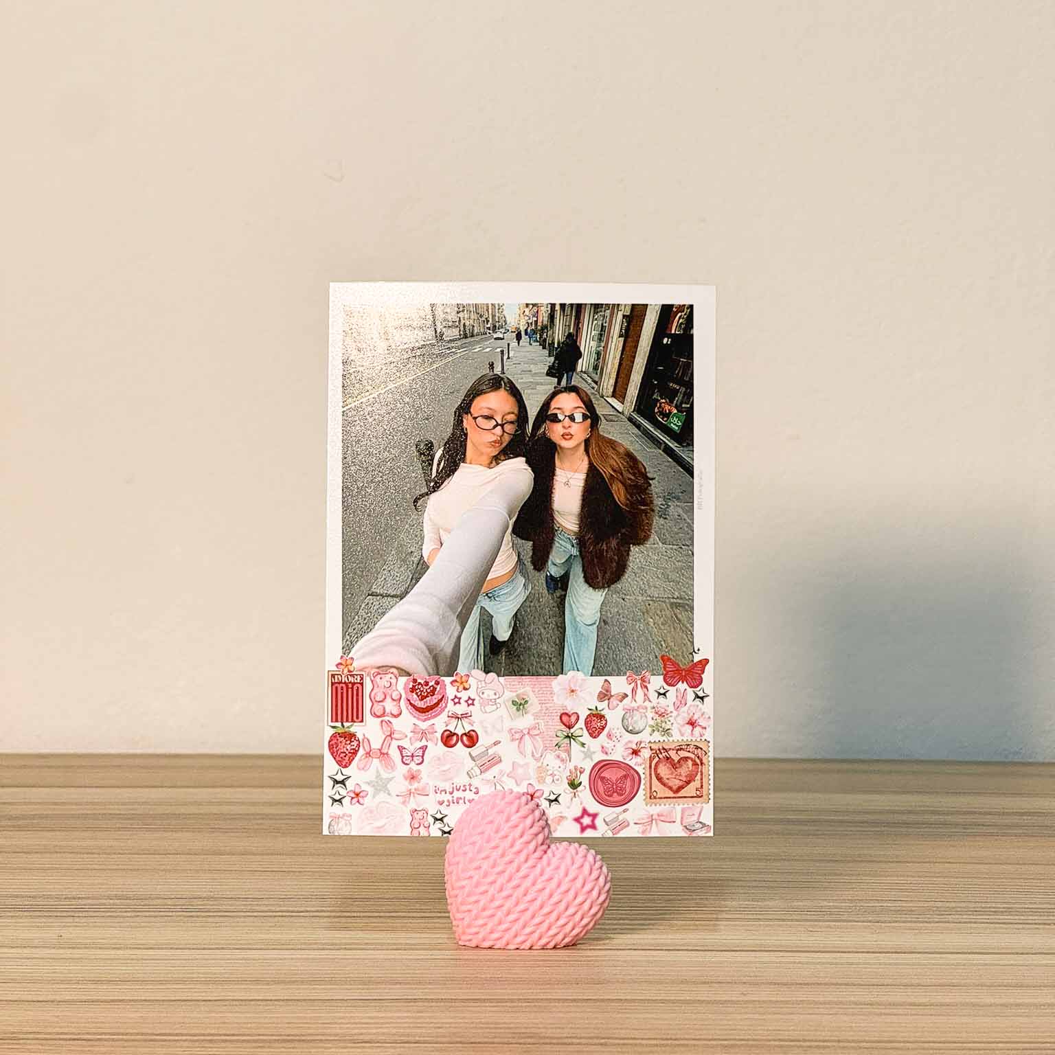 Portafoto Corazon + Polaroid