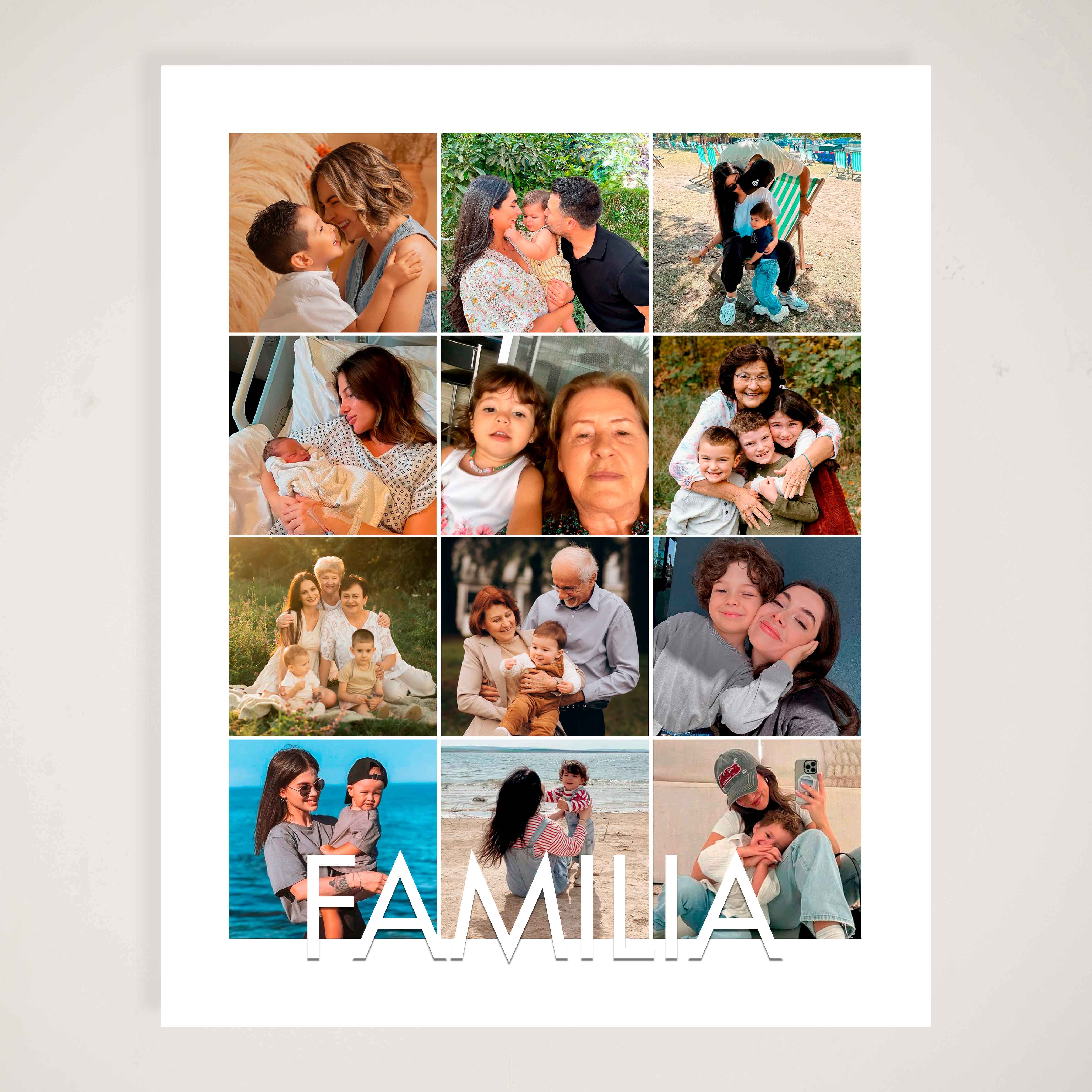 Mural Collage Familia